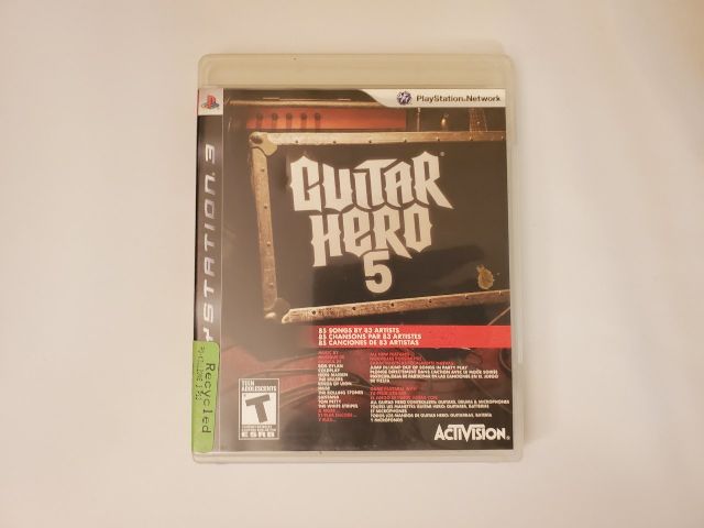 Sony PlayStation 3 Guitar Hero 5 video game