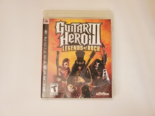 Sony PlayStation 3 Guitar Hero III Legends of Rock video game