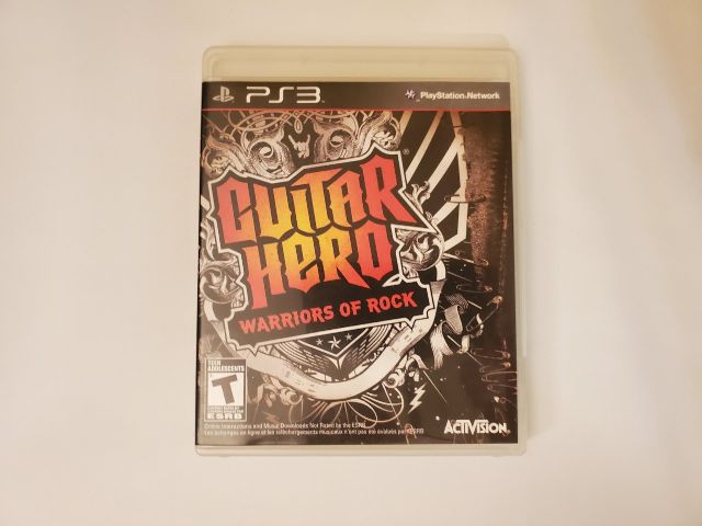 Sony PlayStation 3 Guitar Hero Warriors of Rock video game