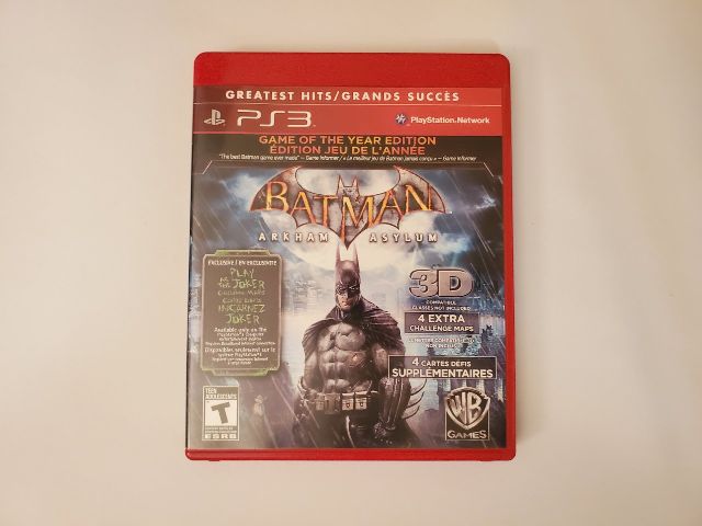 Sony PlayStation 3 Batman Arkham Asylum Game of the Year Edition Greatest Hits video game