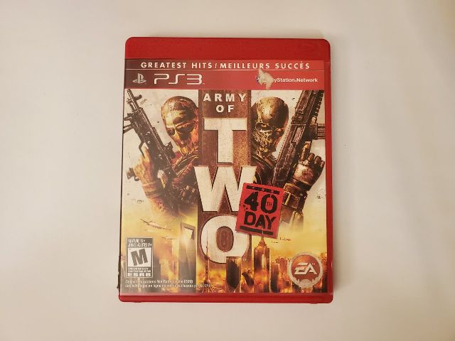 Sony PlayStation 3 Army of Two The 40th Day Greatest Hits video game