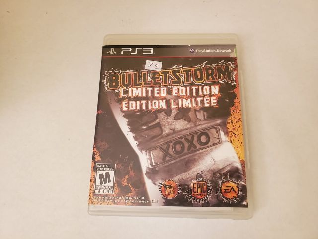 Sony Playstation 3 Bulletstorm Limited Edition video game