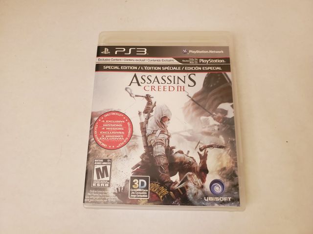 Sony Playstation 3 Assassin's Creed III Special Edition video game