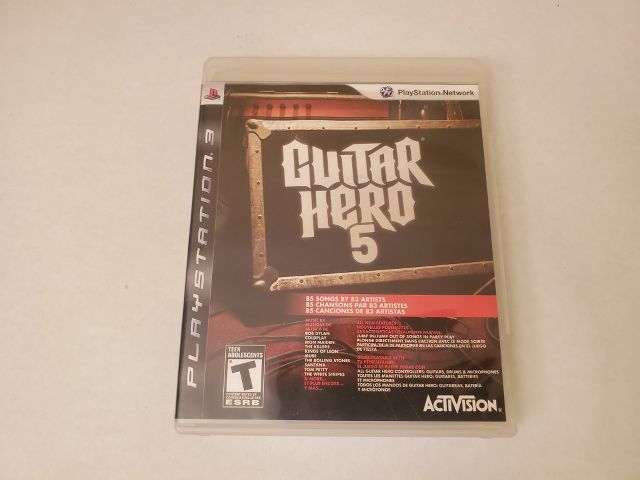 Sony Playstation 3 Guitar Hero 5 video game