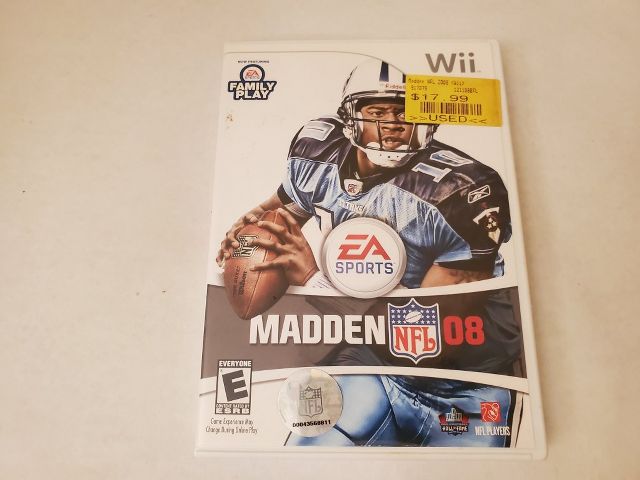 Nintendo Wii Madden 08 video game