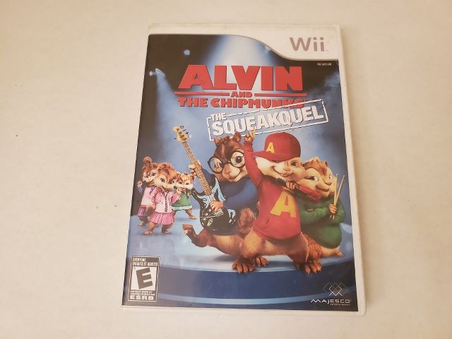 Nintendo Wii Alvin and the Chipmunks The Squeakquel video game