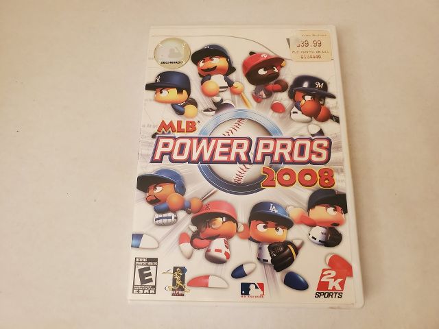Nintendo Wii MLB Power Pros 2008 video game