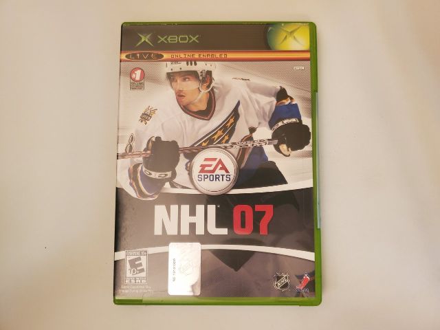 Microsoft Xbox NHL 07 video game