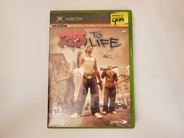 Microsoft Xbox 25 To Life video game
