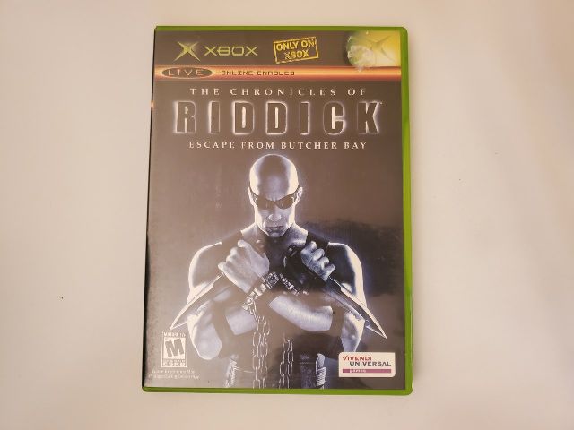 Microsoft Xbox The Chronicles of Riddick: Escape from Butcher Bay video game