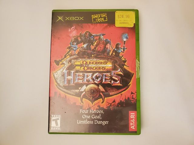 Microsoft Xbox Dungeons & Dragons Heroes video game