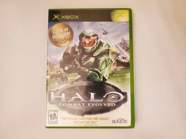 Microsoft Xbox Halo Combat Evolved video game