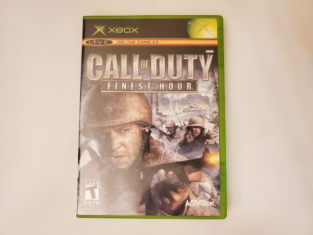 Microsoft Xbox Call of Duty Finest Hour video game