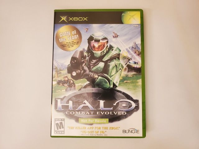 Microsoft Xbox Halo Combat Evolved video game