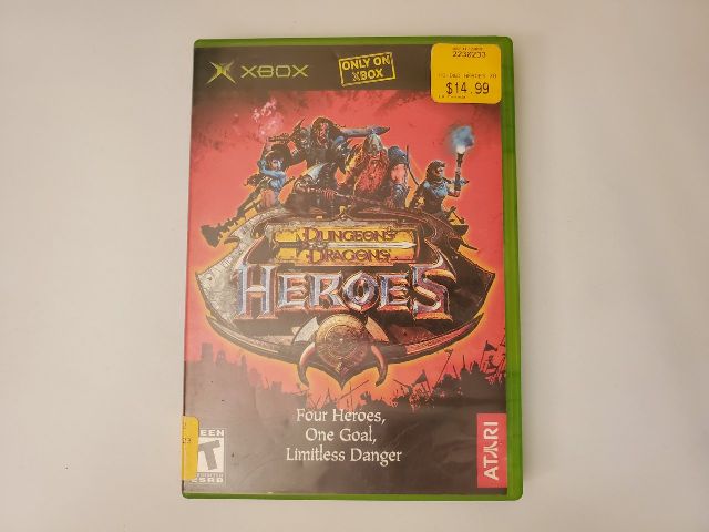 Microsoft Xbox Dungeons & Dragons Heroes video game