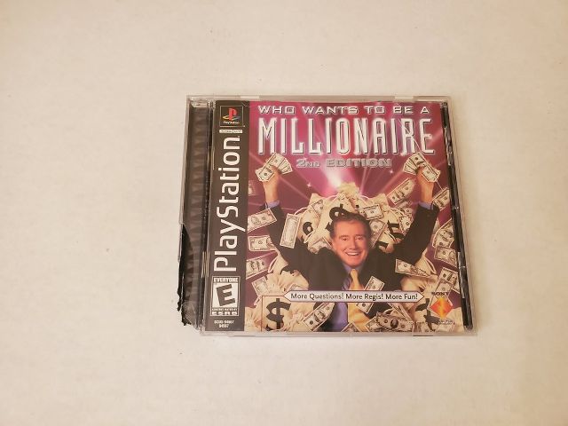 Sony Playstation 1 Who Wants To Be A Millionaire 2nd Edition video game