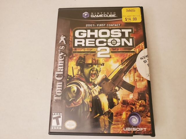 Nintendo Gamecube Ghost Recon 2 video game