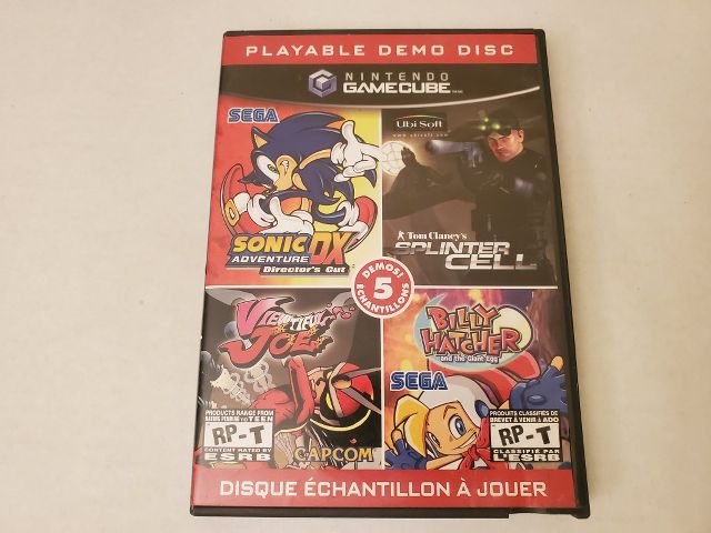 Nintendo Gamecube 5 Demos Playable Demo Disc video game
