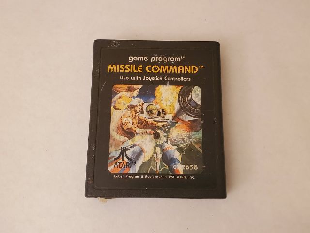 Atari 2600 Missile Command video game