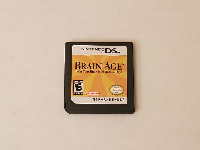 Nintendo DS Brain Age video game