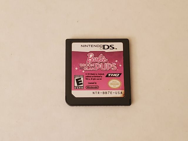 Nintendo DS Barbie Groom and Glam Pups video game