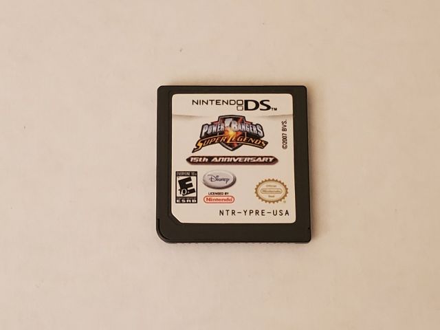 Nintendo DS Power Rangers Super Legends 15th Anniversary video game