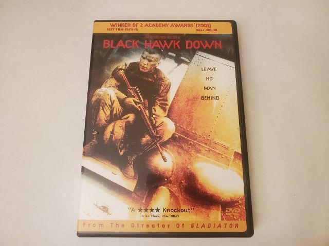 DVD Black Hawk Down video game