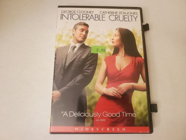DVD Intolerable Cruelty video game