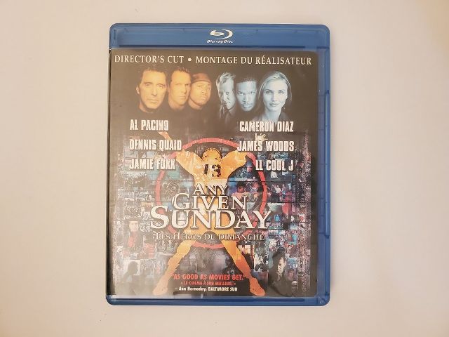 Blu-Ray Any Given Sunday video game