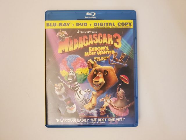 Blu-Ray Madagascar 3: Europe's Most Wanted video game