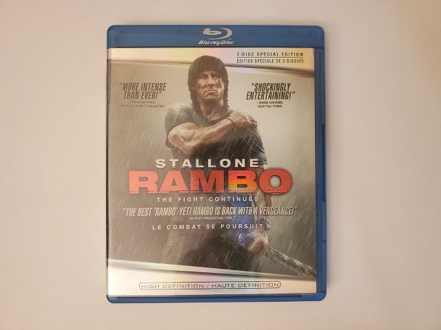 Blu-Ray Rambo The Fight Continues video game