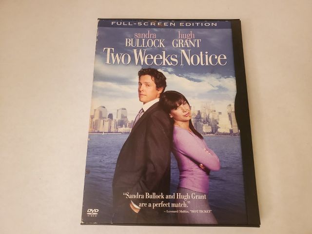 DVD Two Weeks Notice video game