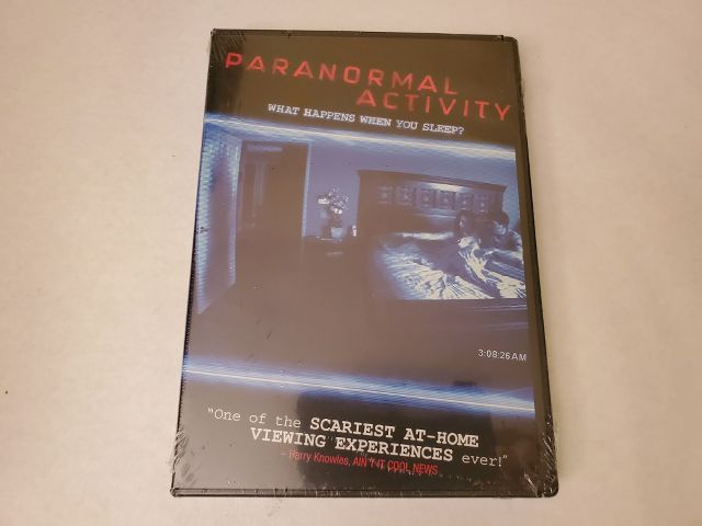DVD Paranormal Activity video game