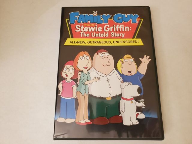 DVD Family Guy Stewie Griffin: The Untold Story video game