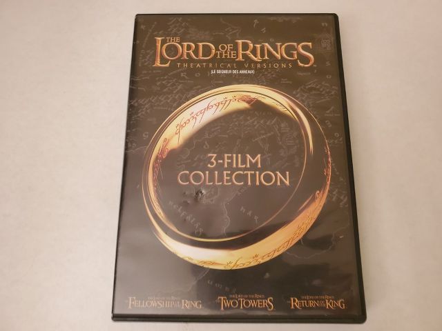 DVD The Lord Of The Rings 3-Film Collection video game