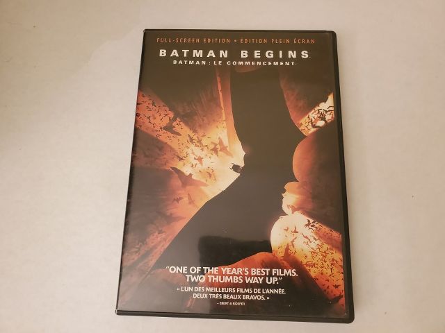 DVD Batman Begins video game