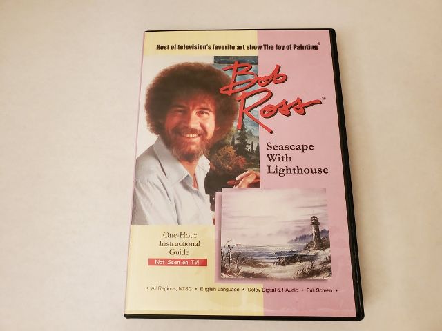 DVD Bob Ross Seascape With Lighthouse video game