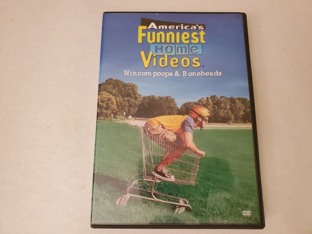 DVD America's Funniest Home Videos Nincom poops & Boneheads video game