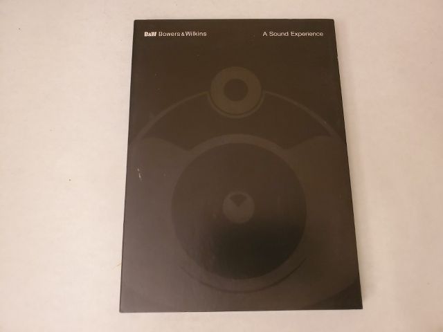 DVD Bowers & Wilkins A Sound Experience video game