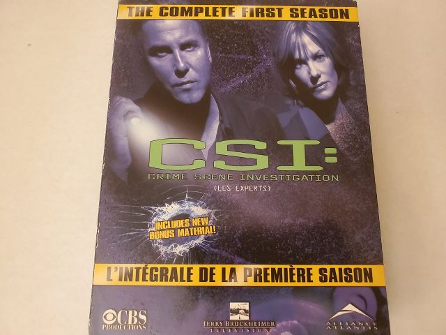DVD Crime Scene Investigation The Complete First Season video game