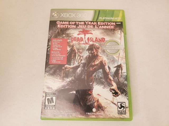 Microsoft Xbox 360 Dead Island Game of the year edition Platinum Hits video game