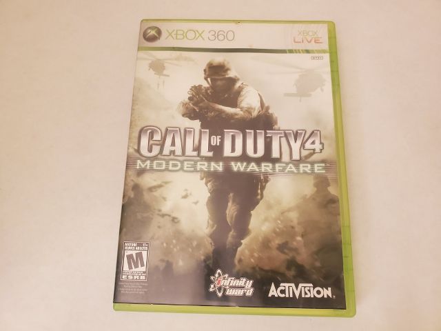 Microsoft Xbox 360 Call of Duty 4  Modern Warfare video game