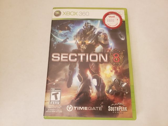 Microsoft Xbox 360 Section 8 video game