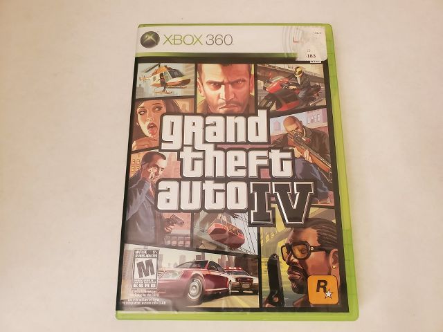 Microsoft Xbox 360 Grand Theft Auto IV video game