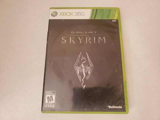 Microsoft Xbox 360 Skyrim The Elder Scrolls V video game