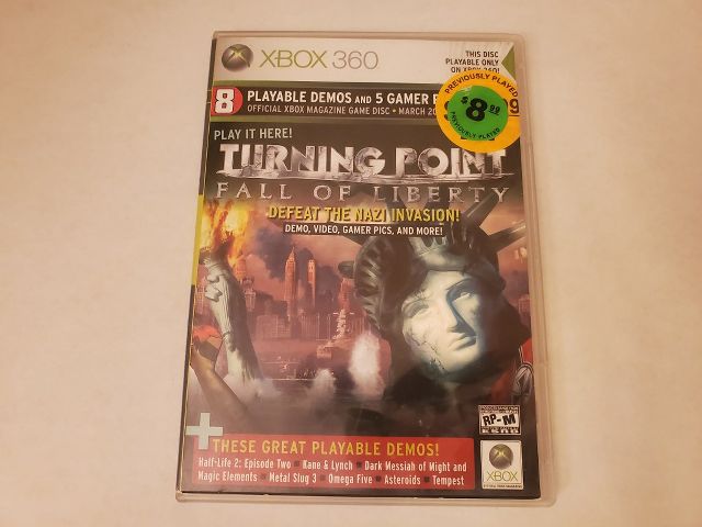 Microsoft Xbox 360 March 2008 Disc 81 Demo Disc video game