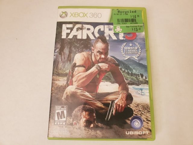 Microsoft Xbox 360 Farcry 3 video game
