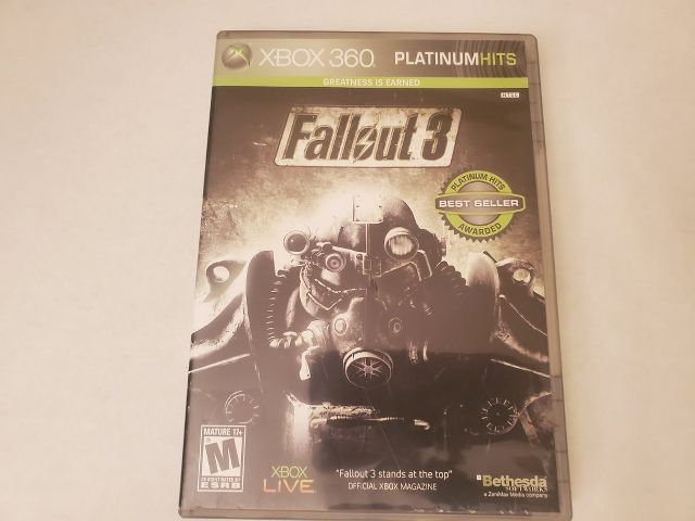 Microsoft Xbox 360 Fallout 3 Platinum Hits video game