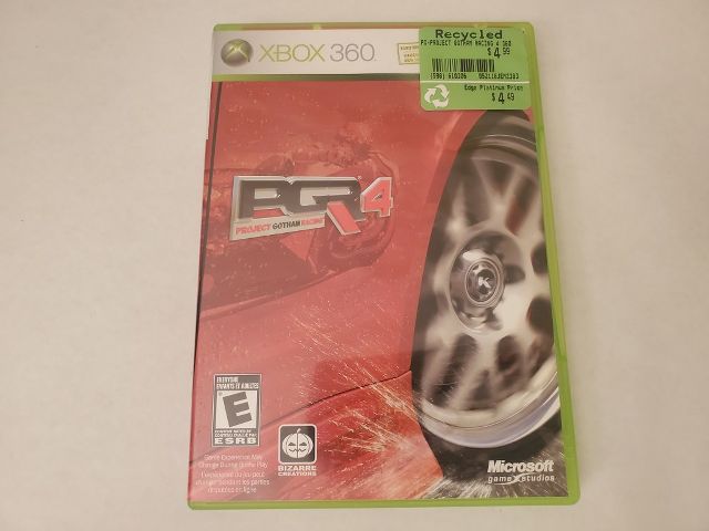 Microsoft Xbox 360 Project Gotham Racing 4 video game