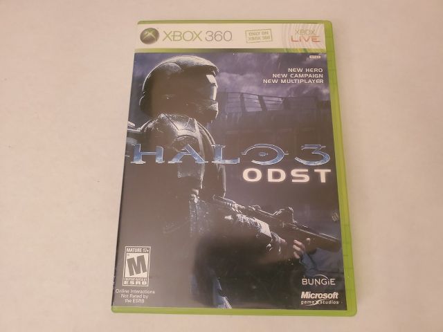 Microsoft Xbox 360 Halo 3 ODST video game